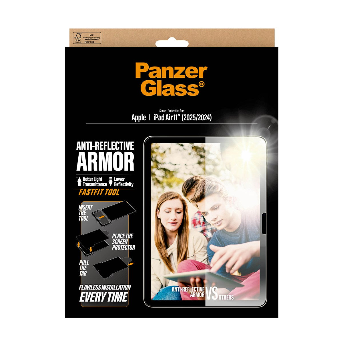 PanzerGlass® Anti-Reflective Armor Screen Protector iPad Air 11